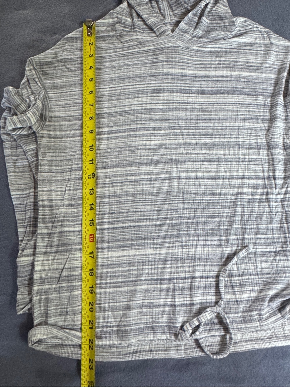 GAP Striped Hooded Pullover in Blue and White - Picture 4 of 10